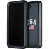 USA with American Flag Galaxy S24 Plus Waterproof Case